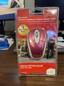 Microsoft Wireless Notebook Optical Mouse 3000 Special Edition Color NEW SEALED - Picture 1 of 2