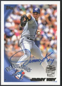 Jimmy Key 2022 Topps Archives Fan Favorites Autograph 10FF-JK Auto Blue Jays - Picture 1 of 2