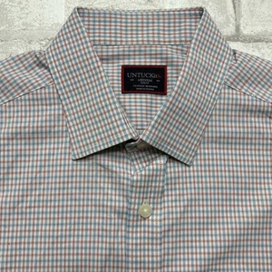 UNTUCKit Shirt Mens Medium Slim Fit Russell Performance Commuter Long Sleeve - Picture 1 of 8