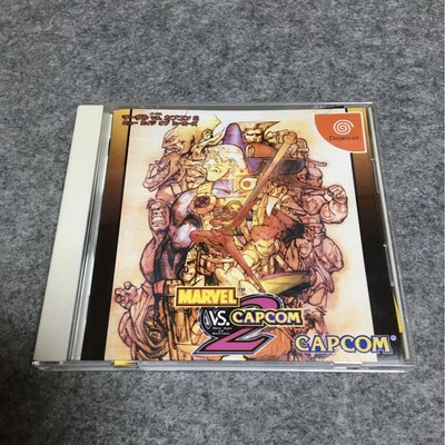 Sega Dreamcast Marvel Vs Capcom 2 Japan Import Fighting Game Rare - Image 1 of 4