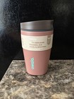 Owala SmoothSip Slider Insulated Stainless Steel Coffee 12 Ounces, Cozy Cocoa 