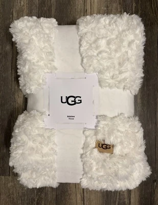 Manta de piel sintética UGG Adalee 50x70 color natural - nueva en paquete Foto 1 de 4