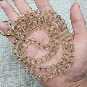 Stunning Vintage Himalayan Quartz 108 Prayer Beads Mala - Picture 1 of 15