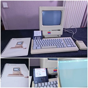 ★★APPLE MACINTOSH MAC PLUS 1MB AVEC SIGNATURES (MACHINE REVISE)★★ - Afbeelding 1 van 4