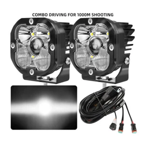 Par de luces LED de trabajo de 3 pulgadas con láser puntiforme y antiniebla - Imagen 1 de 12