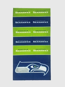 NUEVO Fútbol Licenciado Seattle Seahawks Máscara Bandana Polaina Máscara Protectora Facial - Imagen 1 de 2