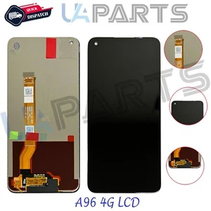 Replacement For OPPO A96 4G 6.59" Touch Screen Digitizer LCD Display Black - Zdjęcie 1 z 4