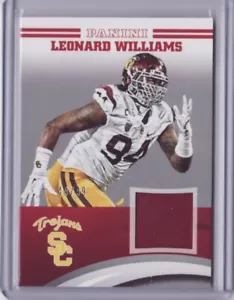 2015 Panini Collegiate USC Jersey Silver Leonard Williams /99 - Flat S/H - Picture 1 of 2