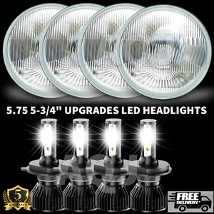 4pcs 5 3/4" 5.75 inch LED Hi/Lo Headlight Hi/Lo Beam For Oldsmobile 442 98 F85 - Picture 1 of 20