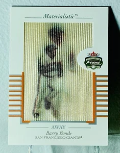 2002 Fleer Focus Jersey Edition Barry Bonds Materialistic Away #8 Giants - Picture 1 of 2