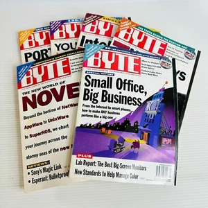 Byte The Worldwide Computer Authority Magazine Jan - June 1995 PC Apple Mac IT - Picture 1 of 13