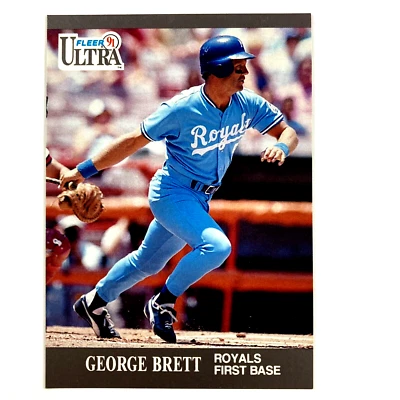 George Brett 1991 Fleer Ultra Card #144 MLB Kansas City Royals - Image 1 of 2