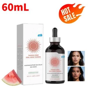 `Tanning Drops To Drink, Drinkable Sunless Tanning Drops, Oral Drink 60ml-1 Set - Picture 1 of 11