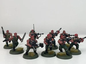 Warhammer 40k Astra Milatarum catachan jungle fighter squad x10 GW 1559 oop - Picture 1 of 13
