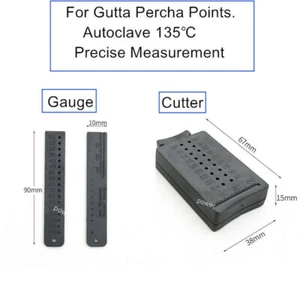 Dental Endo Gauge Ruler For Gutta Percha Point Endodontic Tool 134℃ Brown/Black - Picture 1 of 16