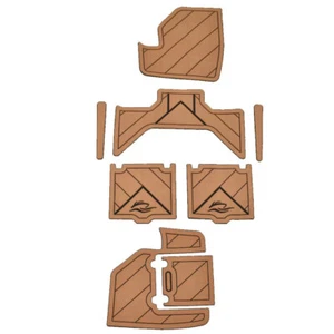 Rinker Boat Swim Platform Mats 2800047 | 2018 Q3 Brown (Set of 8) - Picture 1 of 4