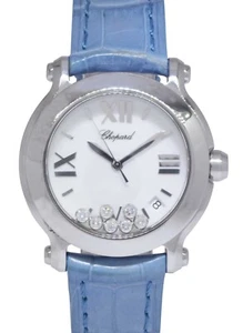 Chopard Happy Sport Steel 7 Floating Diamond Ladies 36mm Quartz Watch 27/8475 - Picture 1 of 11