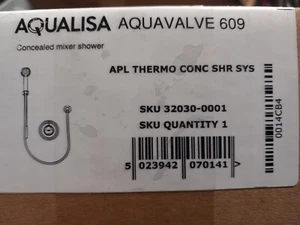 Aqualisa Aquavalve 609 Rear-Fed Concealed Chrome Thermostatic Mixer Shower - Picture 1 of 4