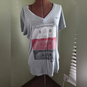 NIKE T-shirt donna grande grigia Ohio State Brutus Buckeye - Foto 1 di 9