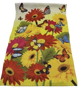 Haus Hof Flagge Frühling Garten Blumen Schmetterlinge zweiseitig Flagge 12 x 18 - Bild 1 von 2