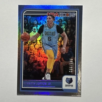 2023-24 Panini NBA Hoops - Kenneth Lofton Jr. #75 Silver /199 - Image 1 of 3