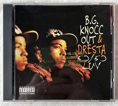 B.G. Knocc Out & Dresta - 50/50 Luv Loose Open CD Single 1995 OutBurst Records - Image 1 of 4