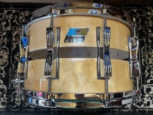 Ludwig 8" x 14" Slotted Coliseum Classic Maple Snare Drum - Chrome Hardware - Picture 1 of 7