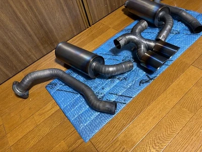 Sistema de escape de titanio Porsche 981 Boxster Cayman S GTS GT4 raro Foto 1 de 4