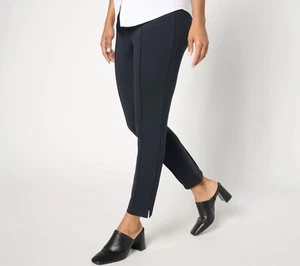 Carla Rockmore Collection The Essential Ponte Pants Size 2X Black A670422 - Picture 1 of 3