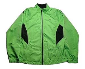 BROOKS SHELTER TECHNOLOGY VOLT GREEN WINDBREAKER JACKET MEN'S SIZE LARGE!! - Picture 1 of 4