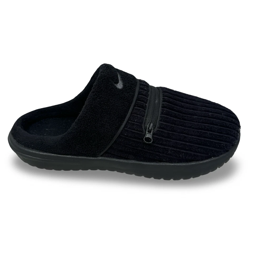 Nike Burrow Zapatillas Para Mujer EE. UU. 7 Negro Antracita Casa Zapatos Cremallera FJ6041-001 Foto 1 de 4
