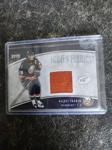 2005-06 Upper Deck Ice Frozen Fabrics Alexei Yashin Card# FF-AY - Picture 1 of 2