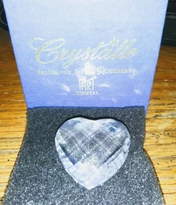 Crystalle a Beautiful Faceted Birthstone Crystal Heart Original Box, AR Crystal - Picture 1 of 2