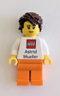 AUTHENTIC LEGO Astrid Mueller Business Card Minifigure