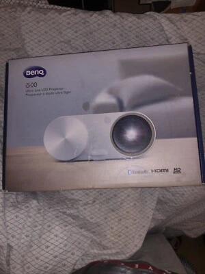 BenQ i500 500-Lumen WXGA Short-Throw DLP Smart Projector with Wi-Fi Never Used - Image 1 of 4