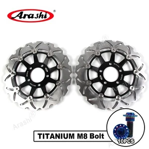 Rotor de disco de freno delantero y tornillos tornillos para Suzuki RF600R 1993-1997 RF400R 1993 - Imagen 1 de 11