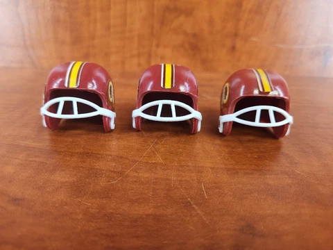 lot of 3 o.p.i. gumball plastic helmets Washington Redskins Vintage Cover
