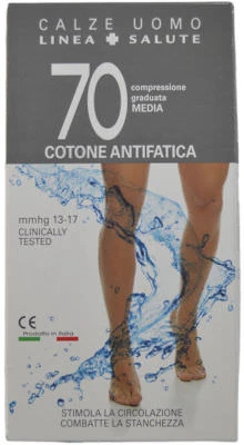 Calza uomo riposante gambaletto Cabifi  70 den 13-17 mmHg compressione media - Immagine 1 di 2