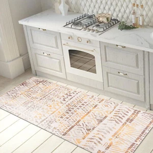 Rugshop Kitchen Fatigue Mat Geometric Bohemian Design Standing Mats Bathroom Rug - Picture 1 of 11