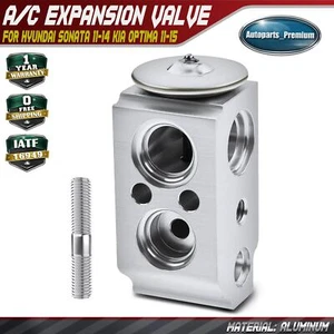 Válvula de expansión de aire acondicionado para Hyundai Sonata 11-14 Santa Fe Sport 15 Kia Optima 11-15 - Imagen 1 de 9