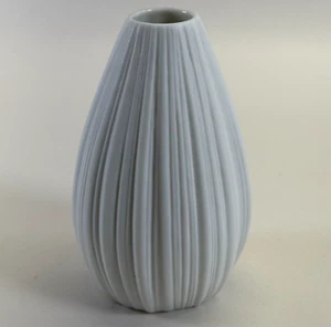 Rosenthal Studio-Line Linie Pleated Porcelain Vase Martin Freyer Germany - MCM - Picture 1 of 5