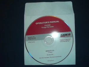 CASE FHX300 FORAGE HARVESTER OPERATION & MAINTENANCE BOOK MANUAL CD - Picture 1 of 2
