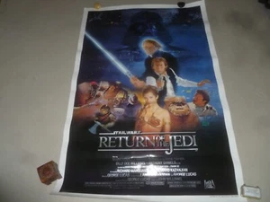 PÓSTER DE LA PELÍCULA STAR WARS RETURN OF THE JEDI ESTILO ORIGINAL B 1983 ROTJ ONE SHEET - Imagen 1 de 7