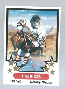 GRANBY BISONS THE BISONS 1991-92 CARD - Picture 1 of 2
