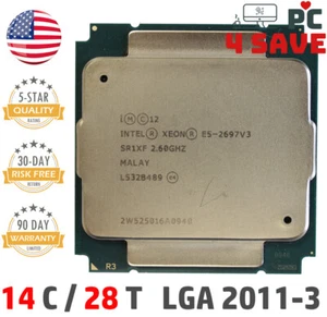 Intel Xeon E5-2697 V3 CPU 2.6 GHz 35M 14-Cores LGA 2011-3 R3 Server SR1XF 145W - Picture 1 of 2