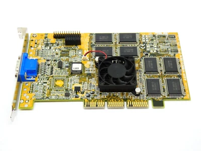 ASUS AGP-V3800/32M (TV) REV 1.02 VGA Card - AGP Slot - image 1 of 3