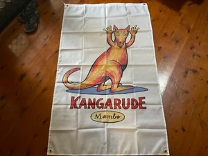 PRE OWNED Mambo colour print sign wallhanging Man cave banner home decor printed - Picture 1 of 9