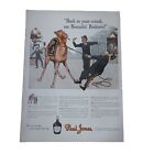 1942 Paul Jones Whiskey - Camel Corral / Florida Orange Juice - Vintage Print Ad