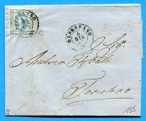 1863 DESENZANO doppio cerchio su c.15 LITOGRAFATO (289642) - Imagen 1 de 2