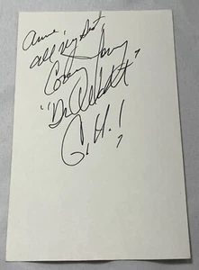 Corey Young Autograph 3x5 Card In Person Late 1980's Actor General Hospital - Picture 1 of 3